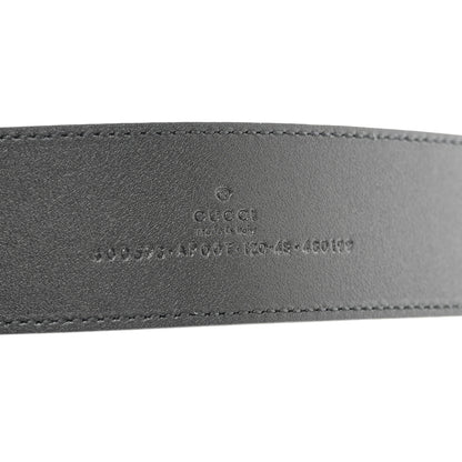 Gucci Calfskin Double G 40mm Belt 120 48 Black 3 of 5
