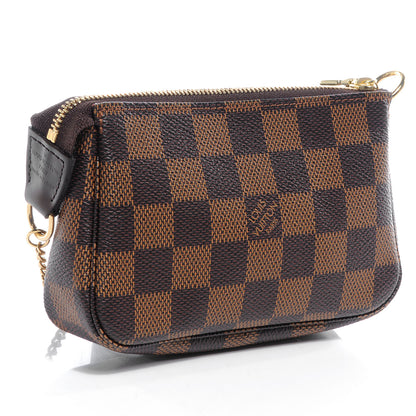 Louis Vuitton Damier Ebene Mini Pochette 3 of 9