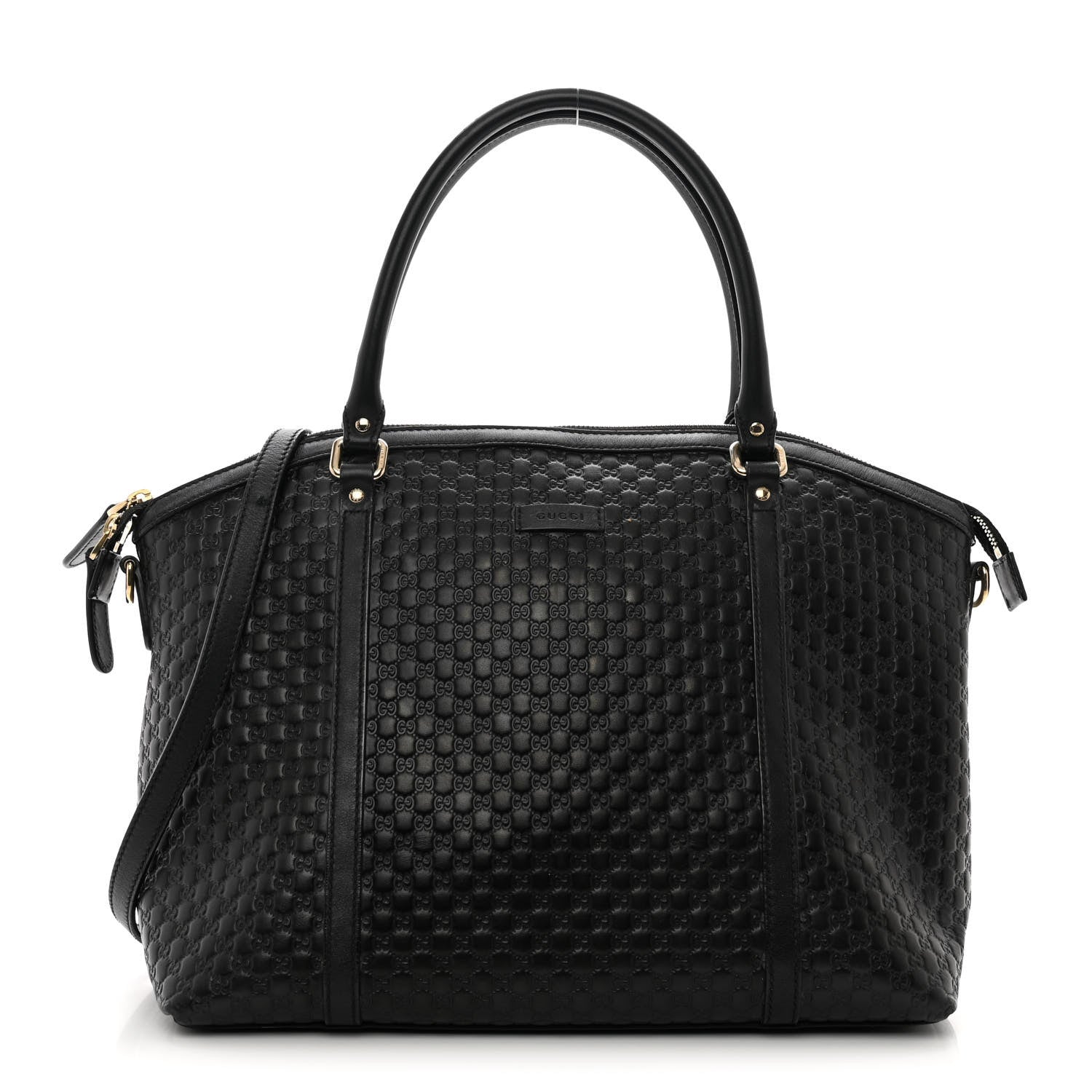 Gucci Soft Microguccissima Dome Satchel Black 1 of 12