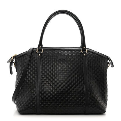 Gucci Soft Microguccissima Dome Satchel Black 1 of 12