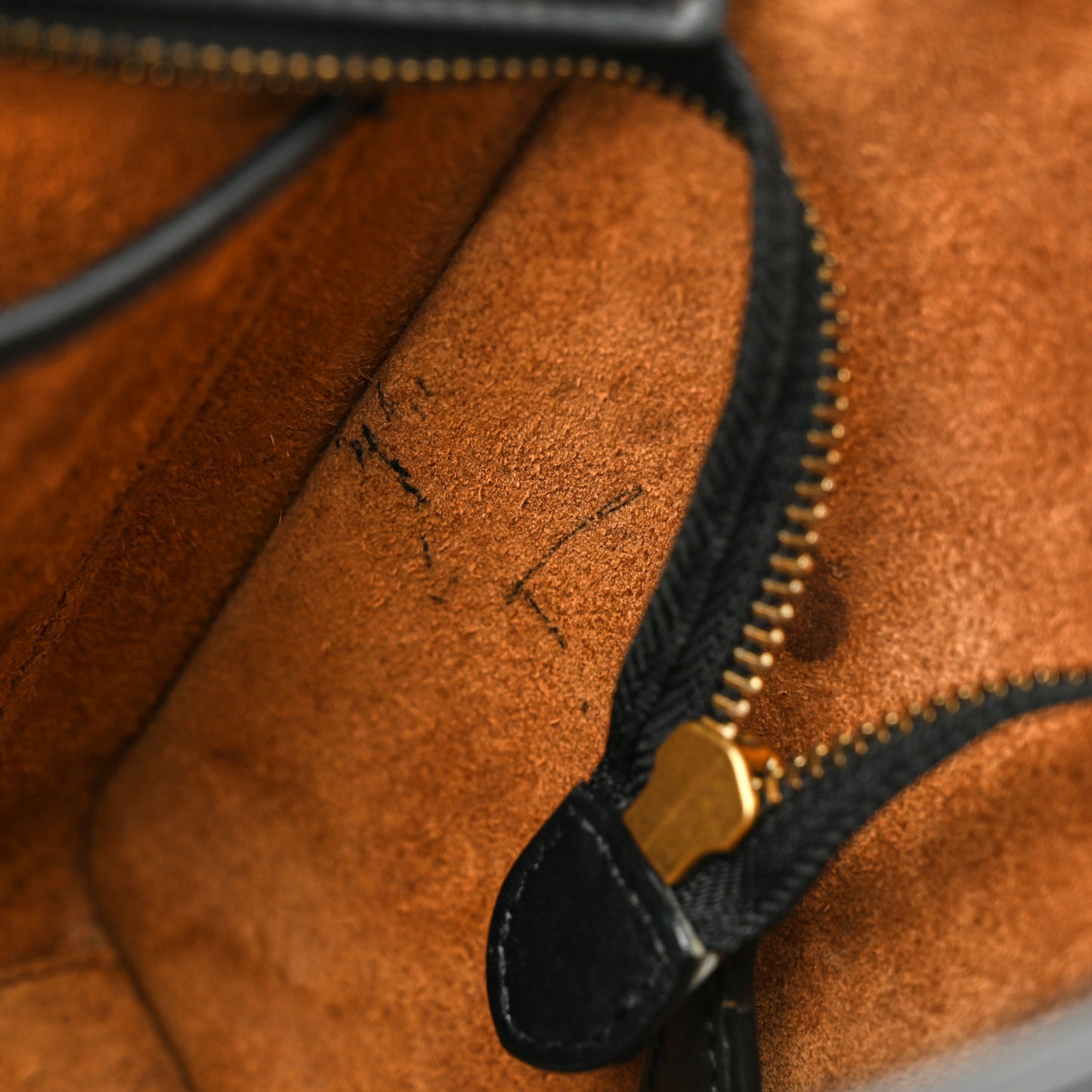 Smooth Drummed Calfskin Nano Tri-Color Luggage Indigo