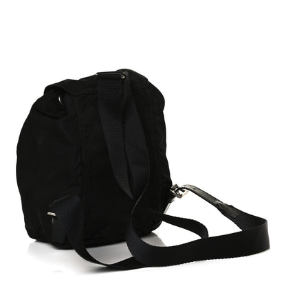 Prada Tessuto Nylon Vela Cinch Backpack Black 2 of 16