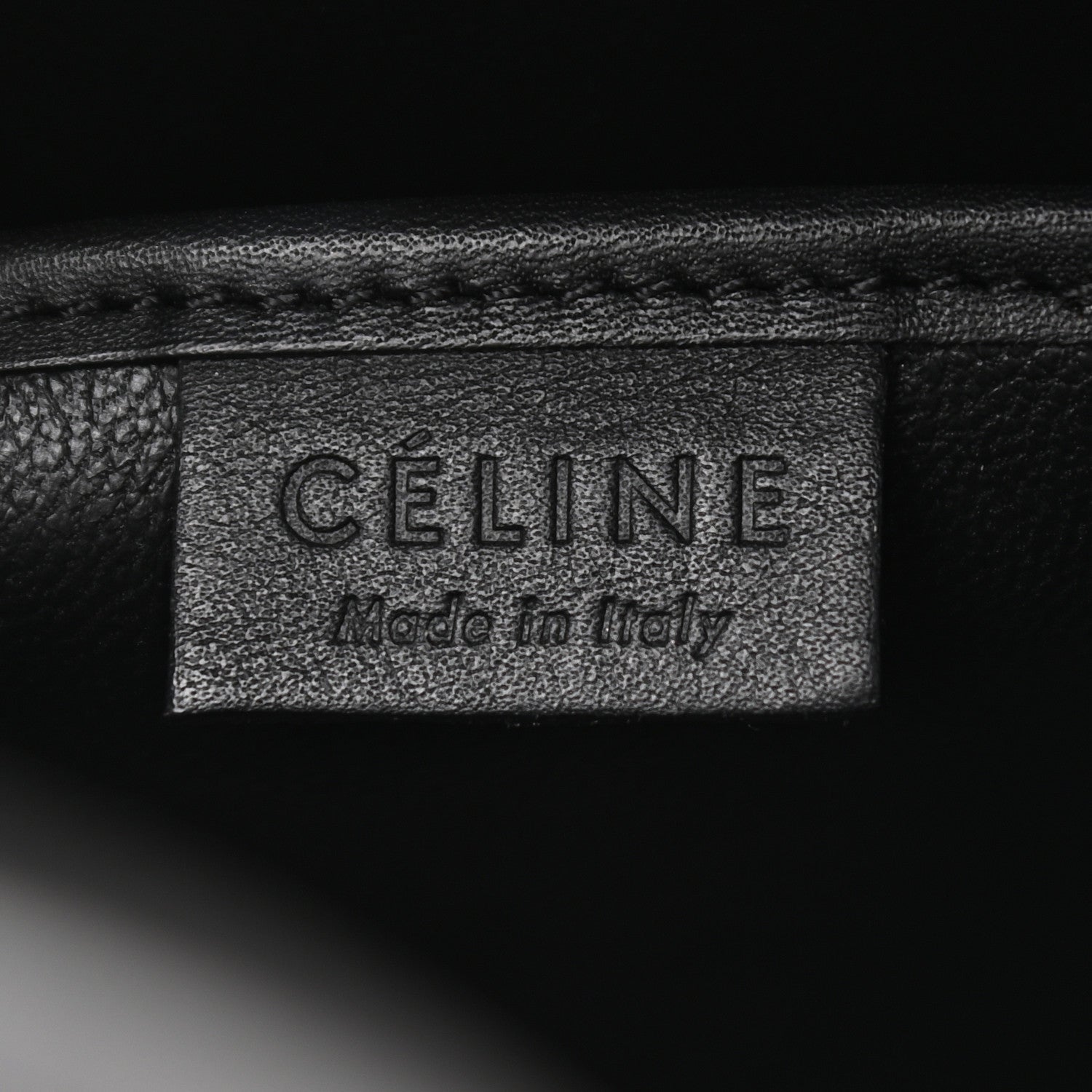 Celine Smooth Calfskin Nano Luggage Black 6 of 8