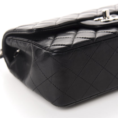 Chanel Lambskin Quilted Mini Rectangular Flap Black 6 of 11