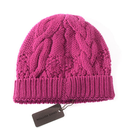 Louis Vuitton Wool Knit Constance Beanie Hat Fuchsia 3 of 5