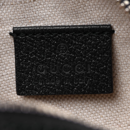 Gucci Monogram Multicolor Textured Calfskin Retro Interlocking G Round Shoulder Bag Red Blue 7 of 12