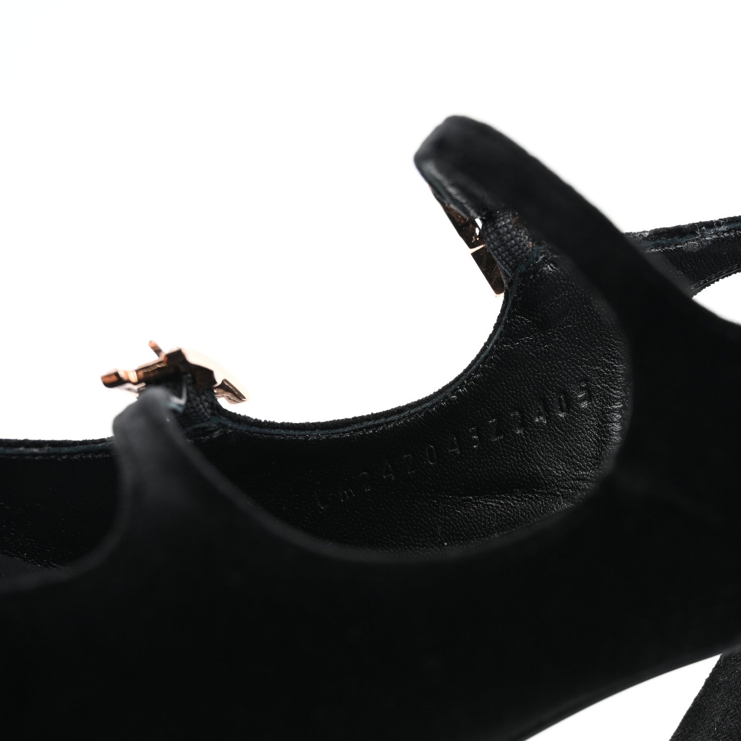 Hermes Velvet Rhinestone Jackie 90 Pumps 36.5 Black 9 of 10
