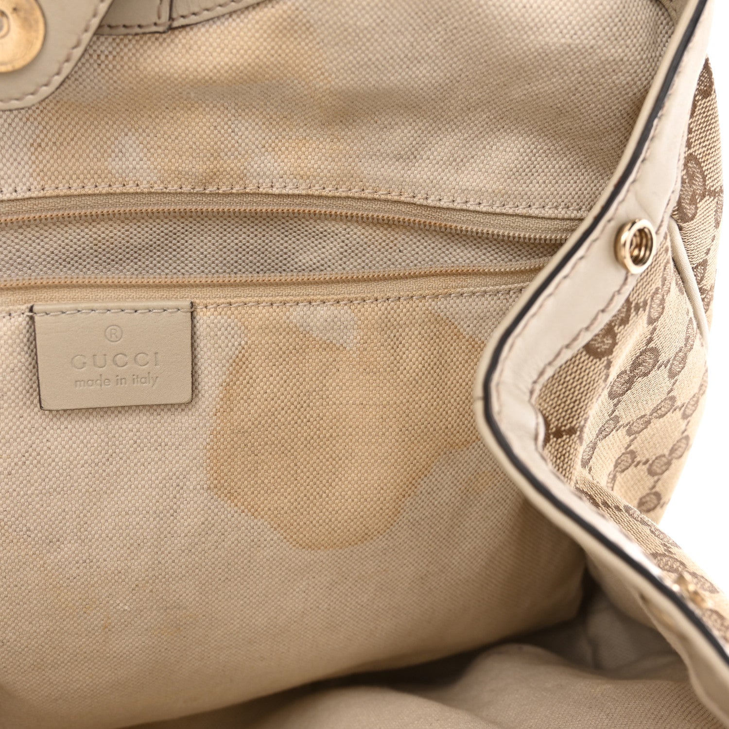 Gucci Monogram Medium Sukey Tote Off White 8 of 14