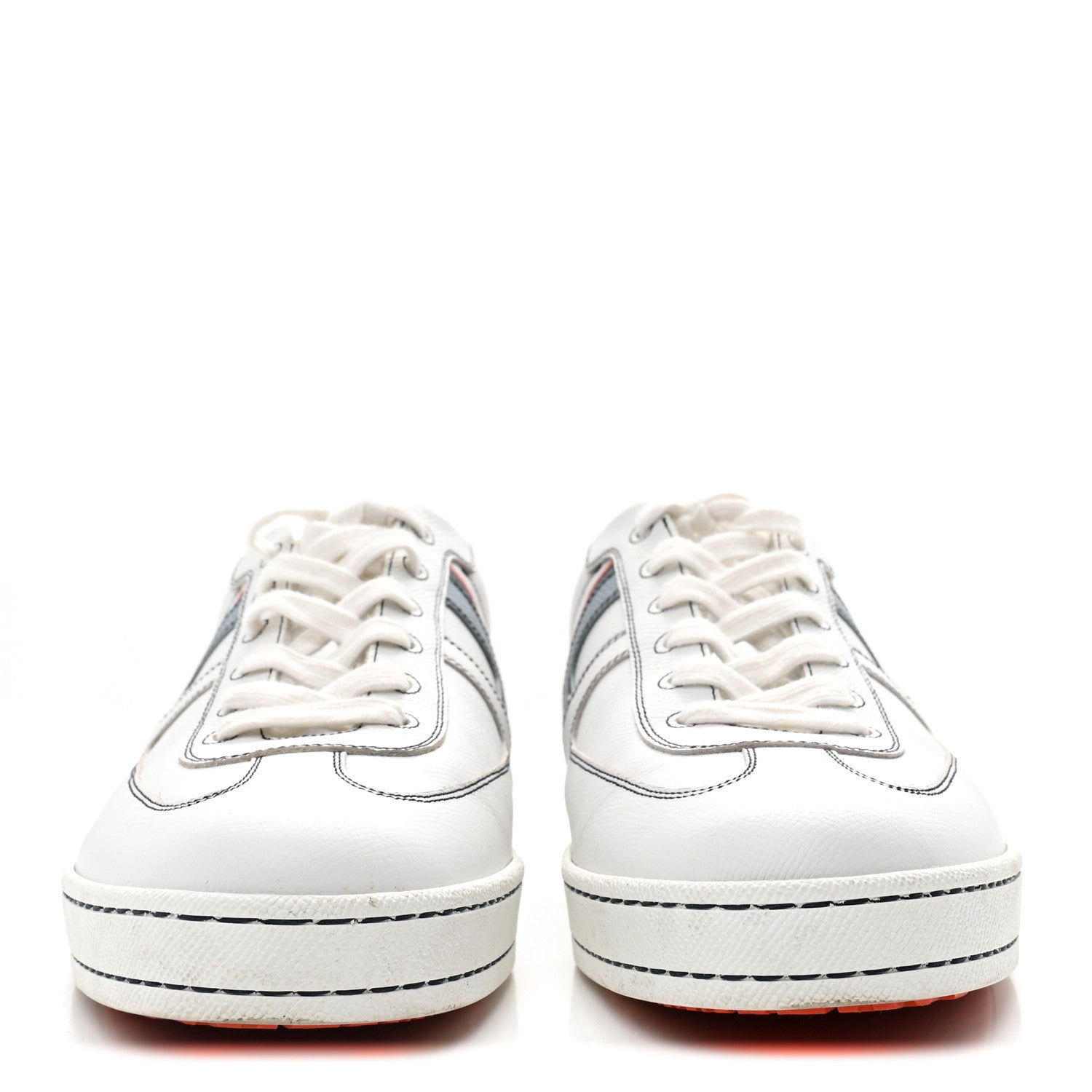 Hermes Epsom Mens Boomerang Sneakers 43 White 3 of 11