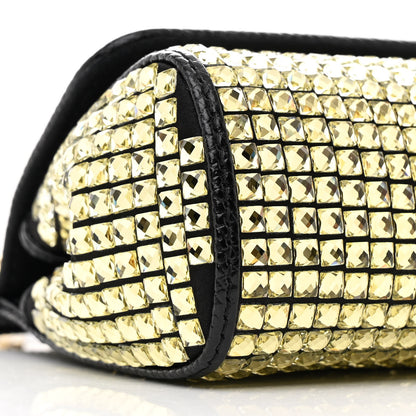 Dolce & Gabbana Stampa Iguana Embossed Crystal Small Miss Sicily Satchel Gold 8 of 10