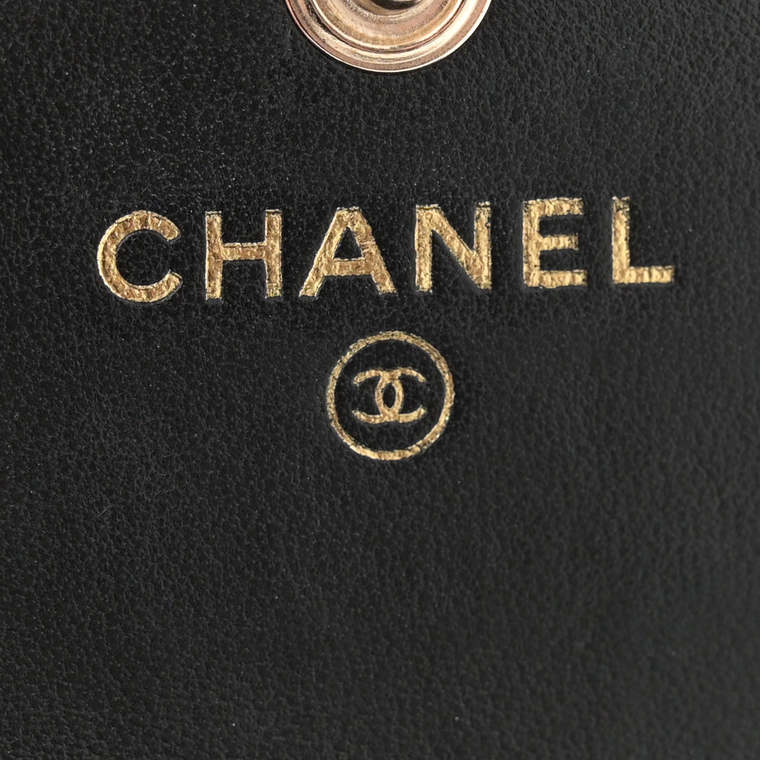 Chanel Lambskin Quilted My Chanel Lady Card Holder On Chain Black 6 of 11