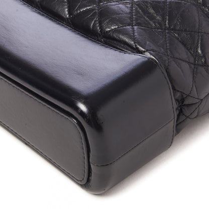 Chanel Aged Calfskin Quilted Large Gabrielle Hobo Black 4 of 9