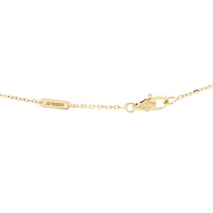 Van Cleef & Arpels 18K Yellow Gold Diamond Mini Frivole Pendant Necklace 5 of 6