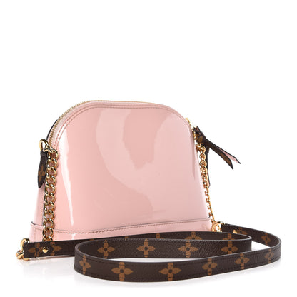 Louis Vuitton Vernis Monogram Alma Mini Rose Ballerine 3 of 7