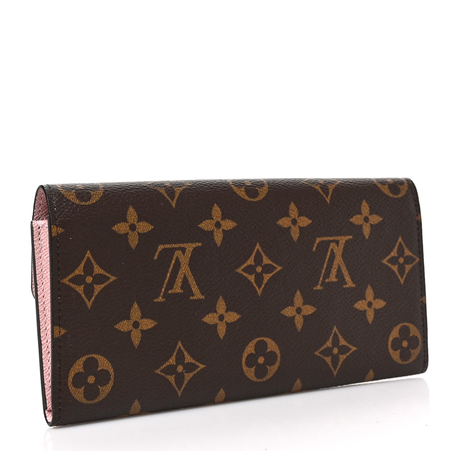 Monogram Emilie Wallet Rose Ballerine