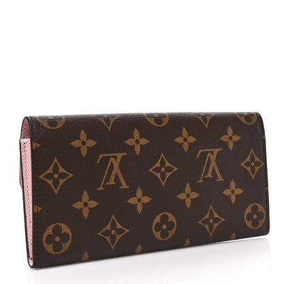 Louis Vuitton Monogram Emilie Wallet Rose Ballerine 3 of 8