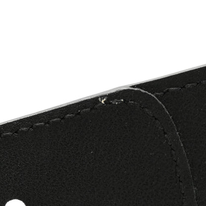 Gucci GG Supreme Monogram Matte Plutone Calfskin Double G 30mm Belt 70 28 Beige Ebony Black 7 of 7