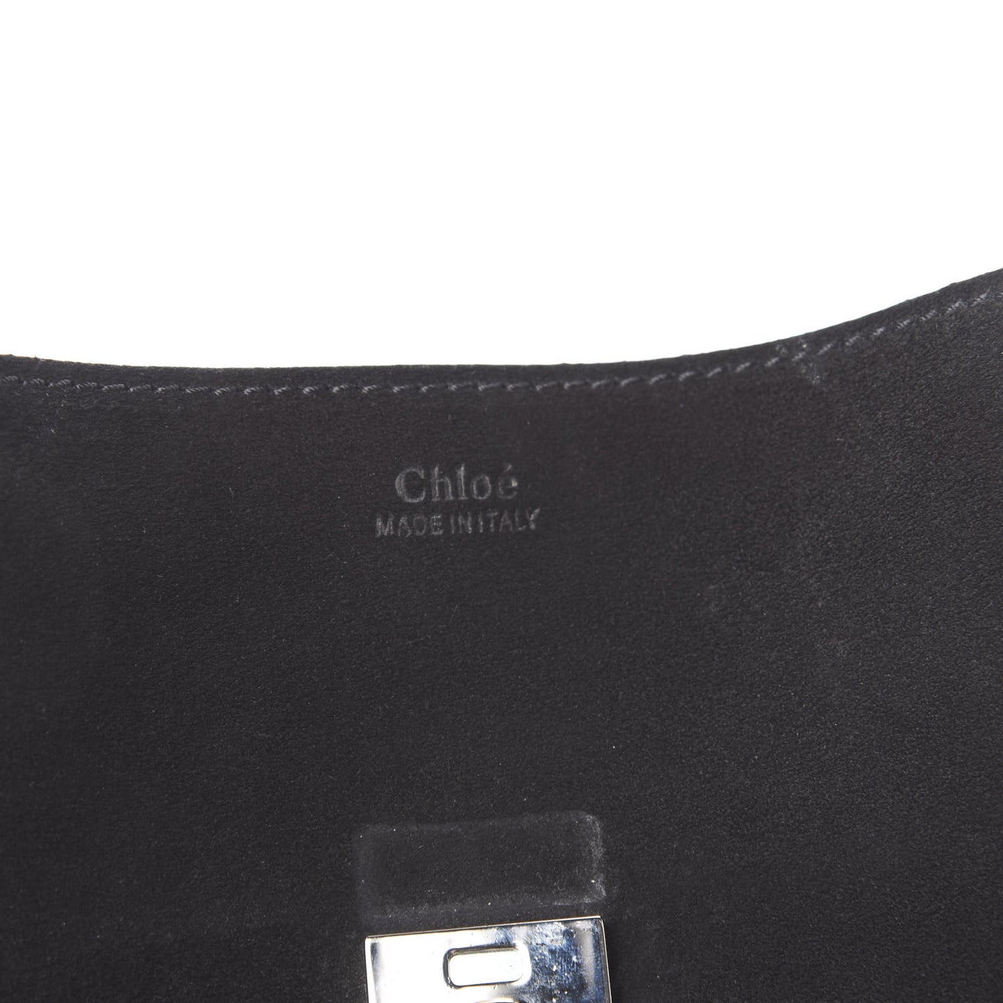 Suede Smooth Calfskin Drew Shoulder Bag Black