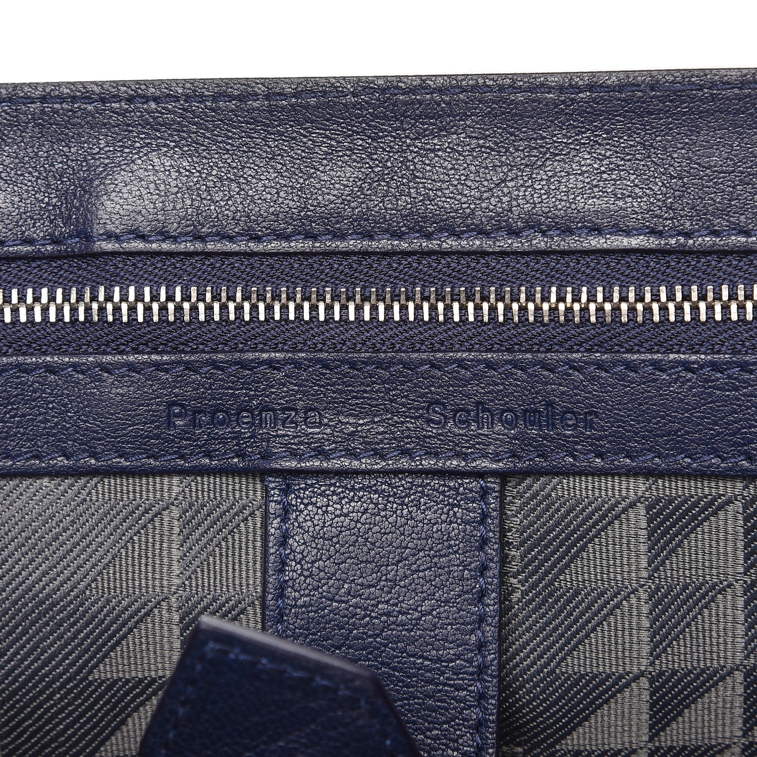 Proenza Schouler Lambskin Medium PS1 Satchel Indigo 7 of 9