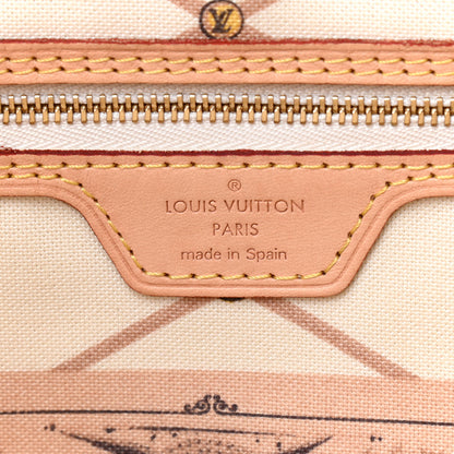 Louis Vuitton Damier Azur Summer Trunks Neo Neverfull MM 6 of 9