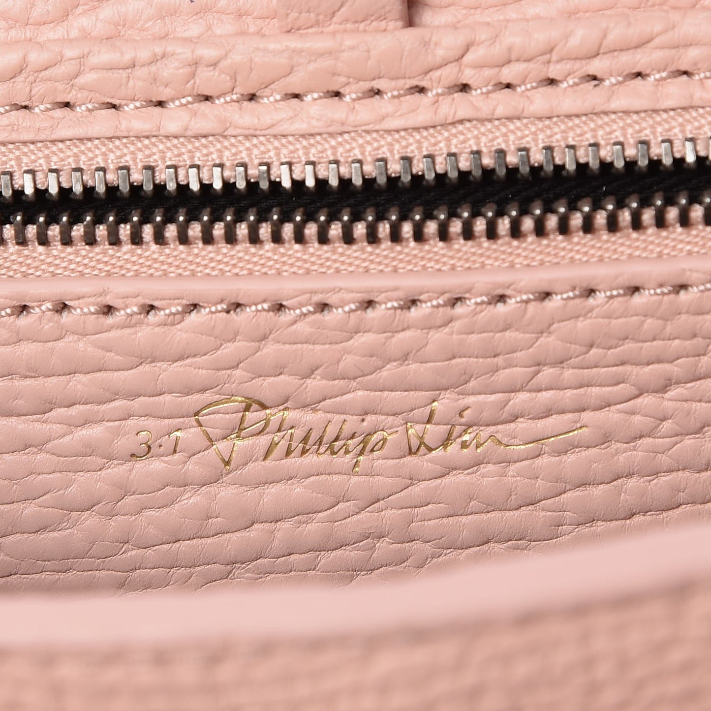 3.1 Textured Calfskin Mini Pashli Satchel Petal