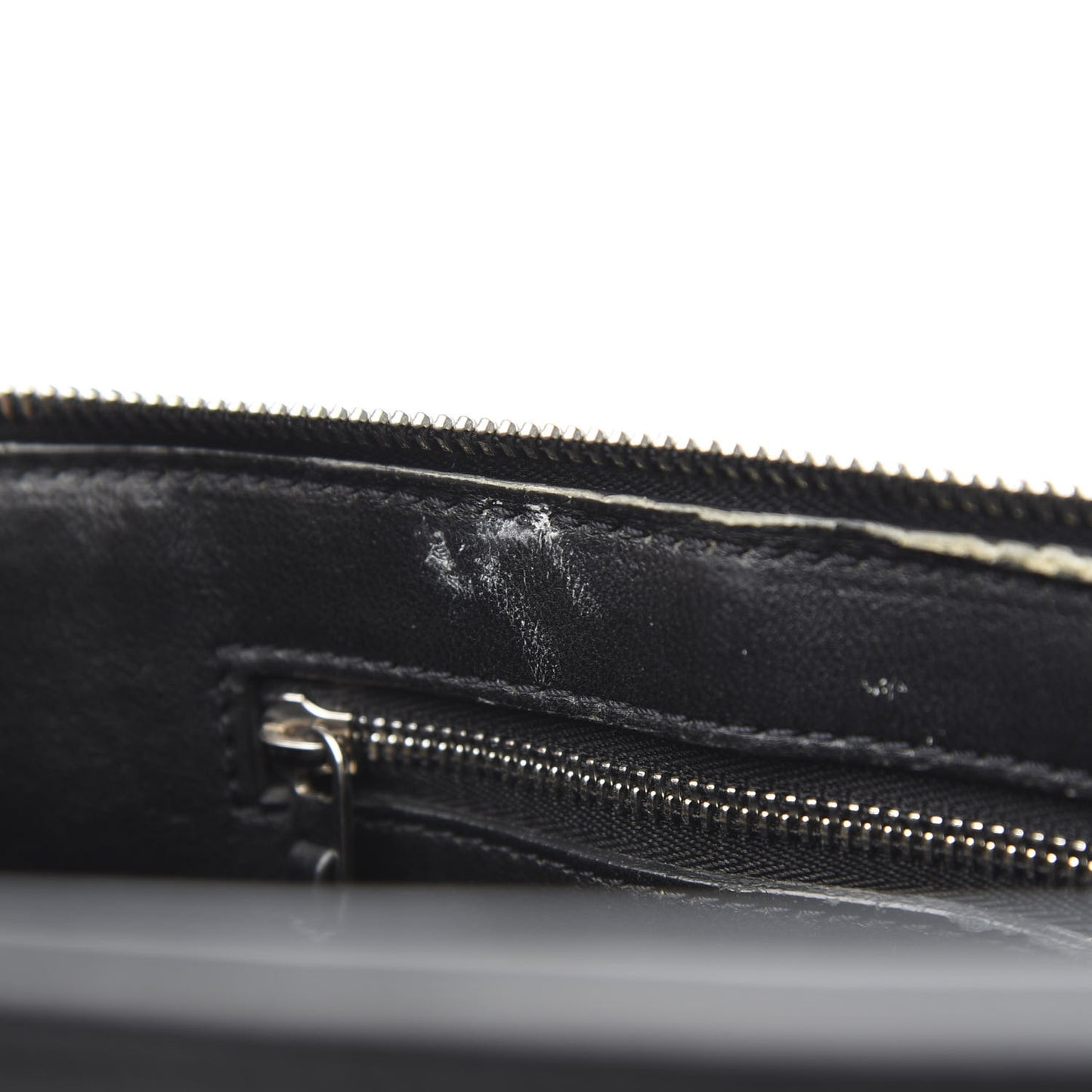 Supple Calfskin Medium Edge Shoulder Bag Black