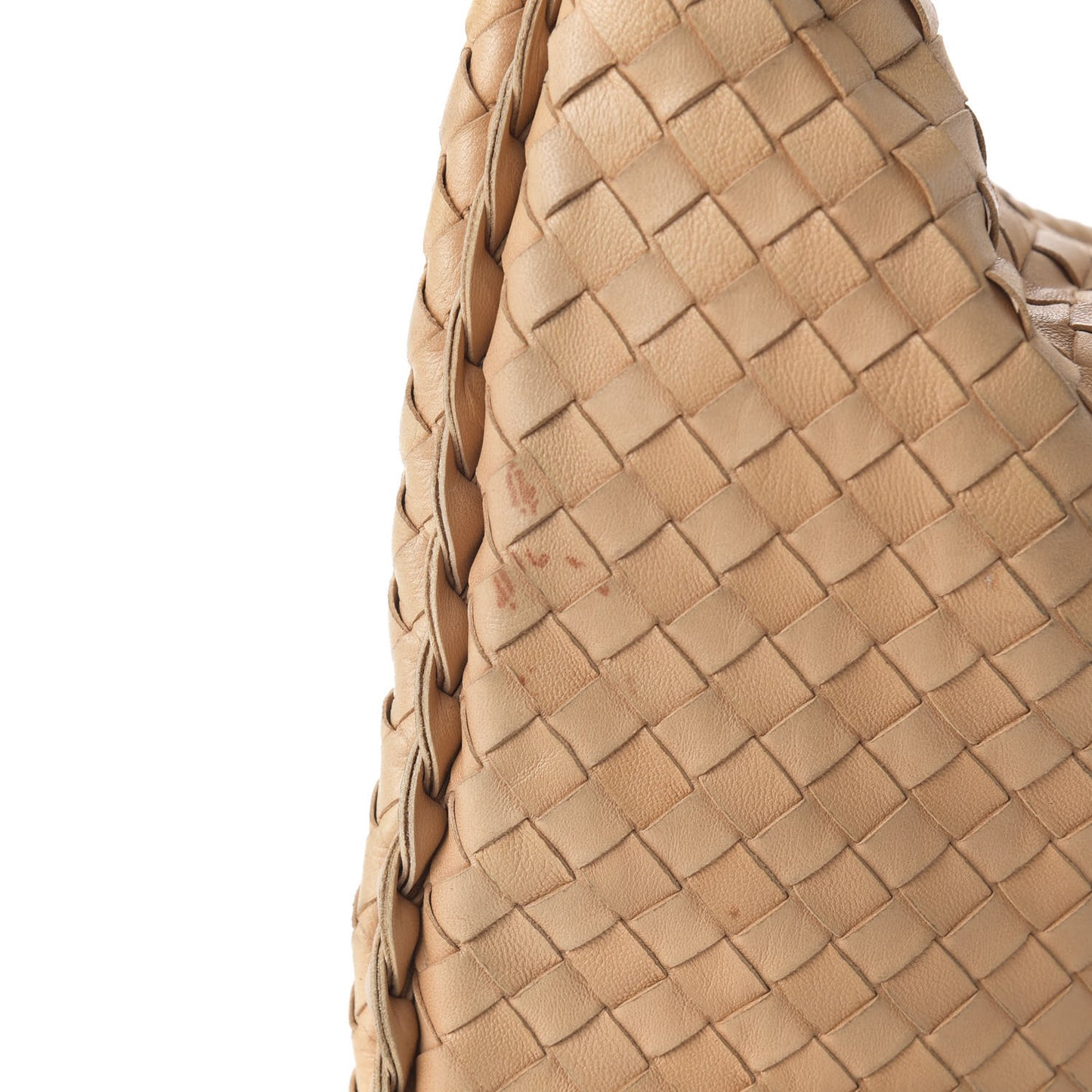 Nappa Intrecciato Medium Veneta Hobo Camel
