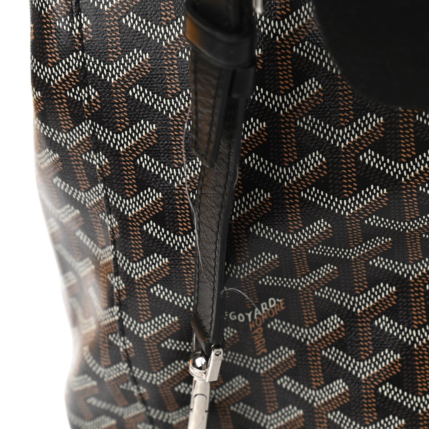 Goyardine Calfskin Alpin MM Backpack Black