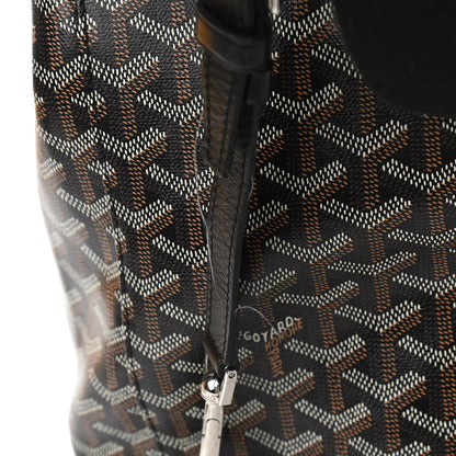 Goyard Goyardine Calfskin Alpin MM Backpack Black 7 of 14