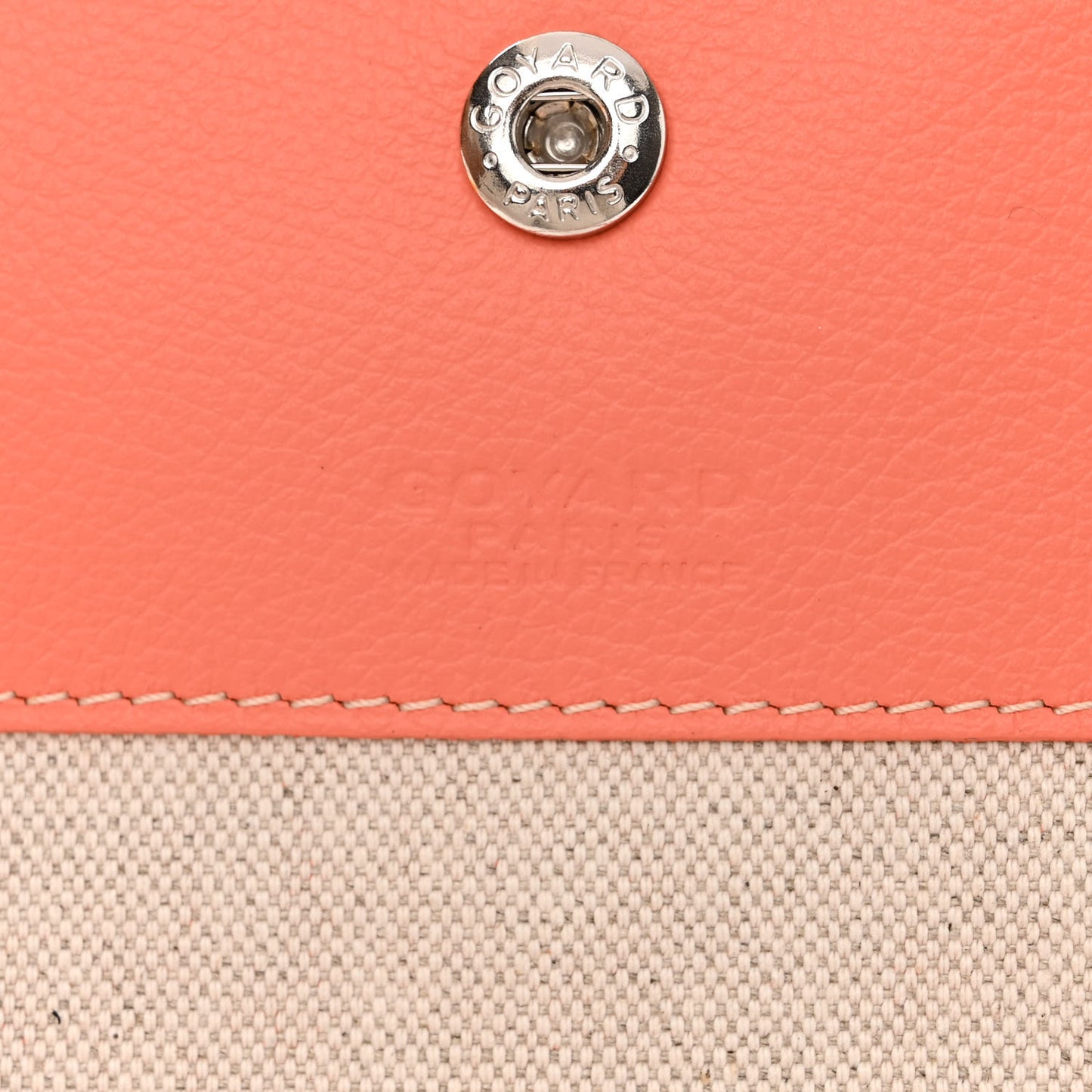 Goyardine Net Aligre Tote Coral