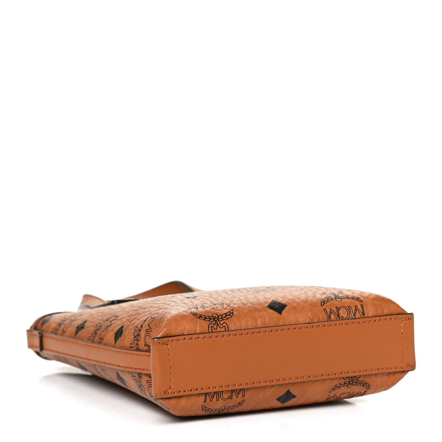 MCM Visetos Essential Crossbody Bag Cognac 4 of 9