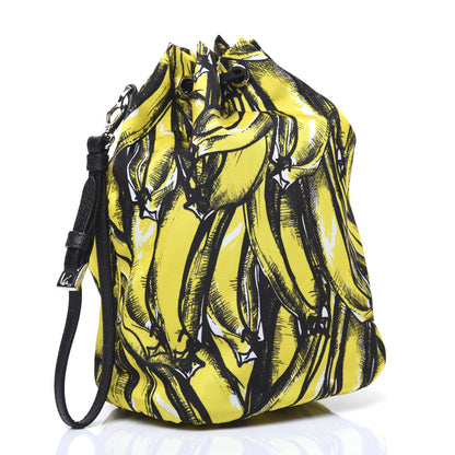 Prada Tessuto Nylon Banane Pouch Giallo 3 of 11