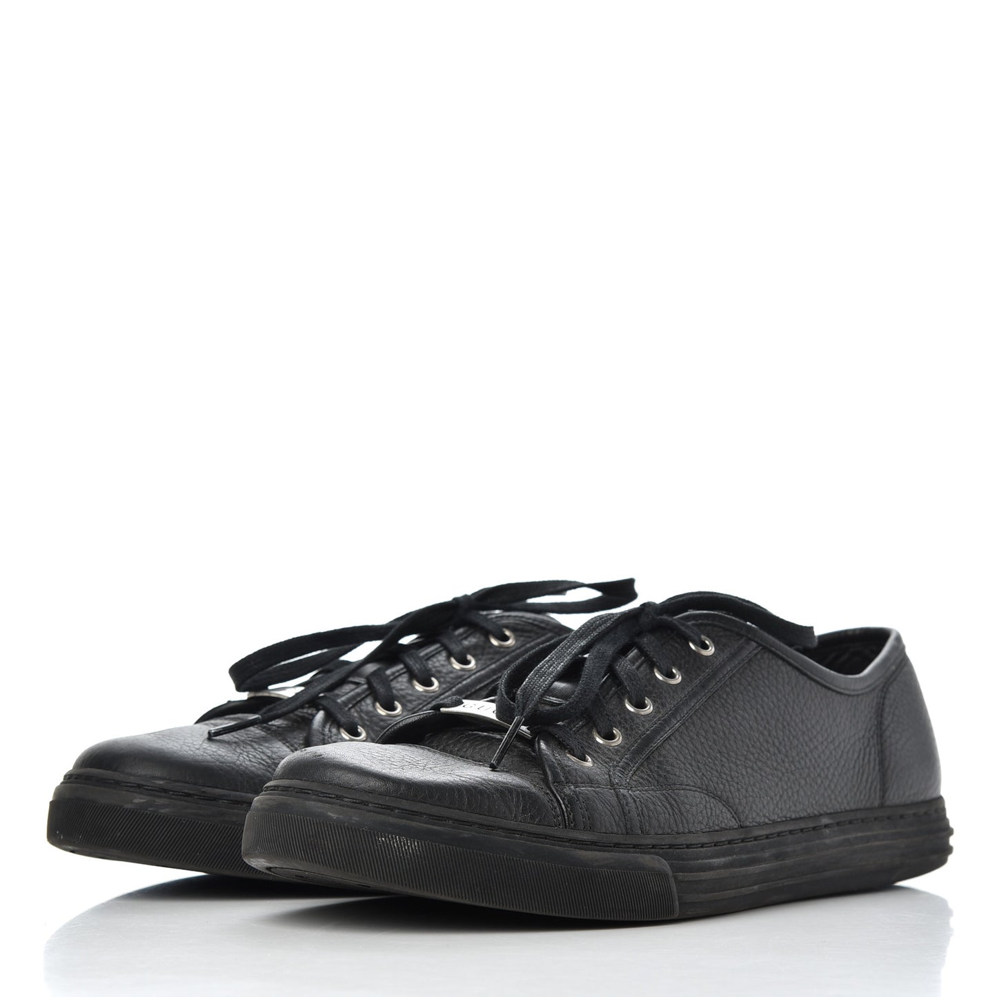Nappa Mens Low Top Sneakers 9.5 Black
