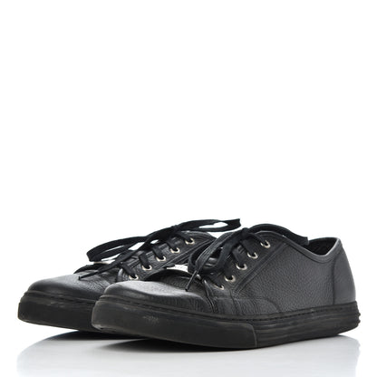 Gucci Nappa Mens Low Top Sneakers 9.5 Black 3 of 19