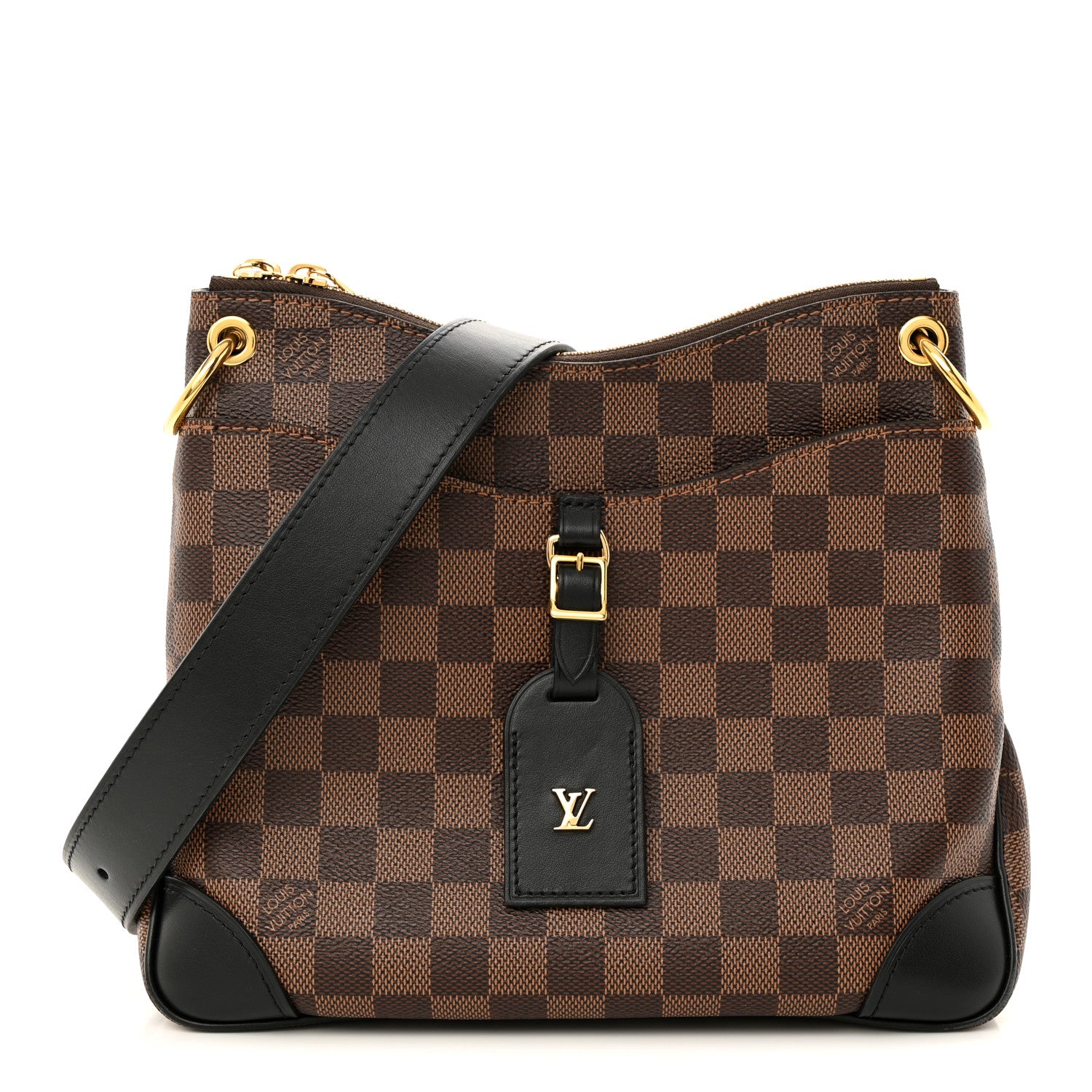 Louis Vuitton Damier Ebene Odeon PM Black 1 of 12