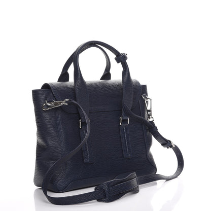 3.1 Phillip Lim 3.1 Textured Calfskin Medium Pashli Satchel Ink 4 of 8