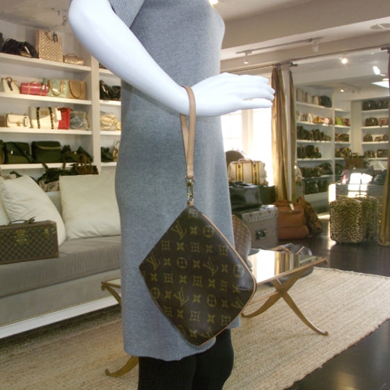 Monogram Partition Wristlet