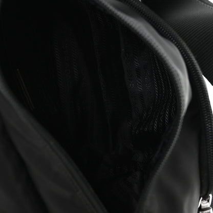 Prada Nylon New Vela Studded Messenger Bag Black 5 of 11
