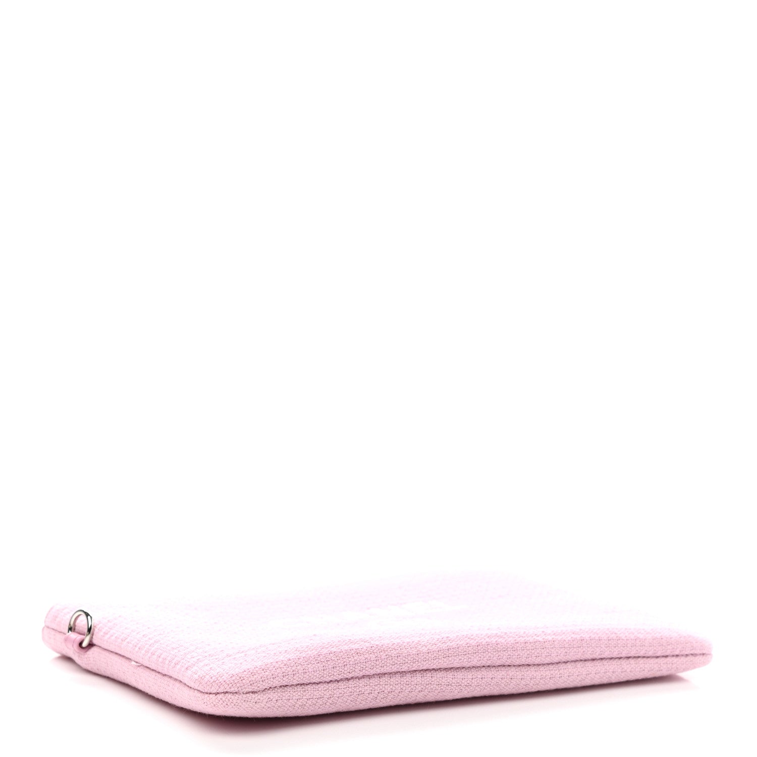 Chanel Mixed Fibers Small Deauville Pouch Pink 4 of 6
