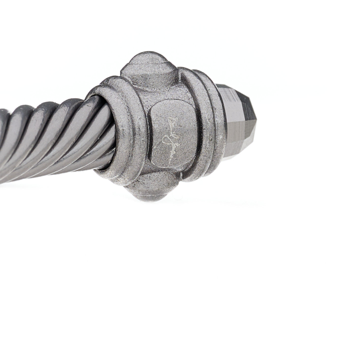 David Yurman Aluminum 5mm Renaissance Bracelet Darkened Silver 4 of 4