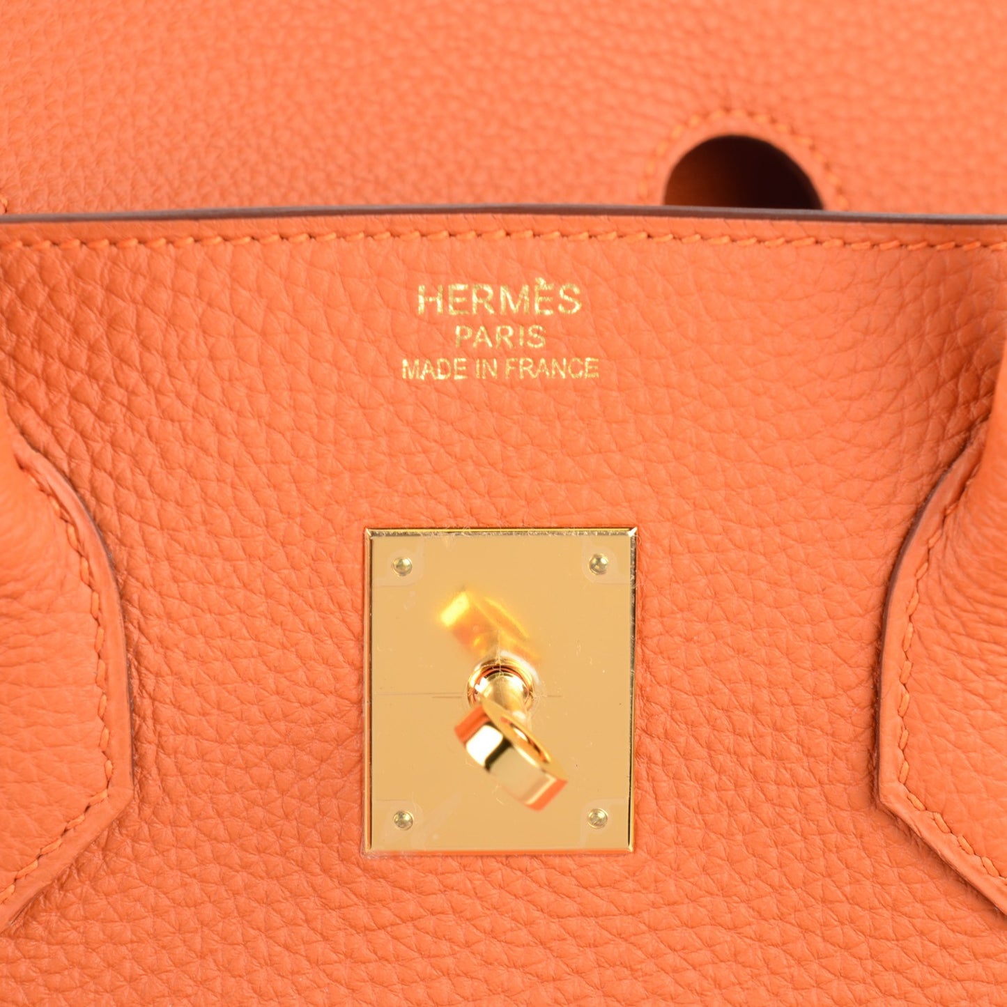 Togo Birkin 35 Orange