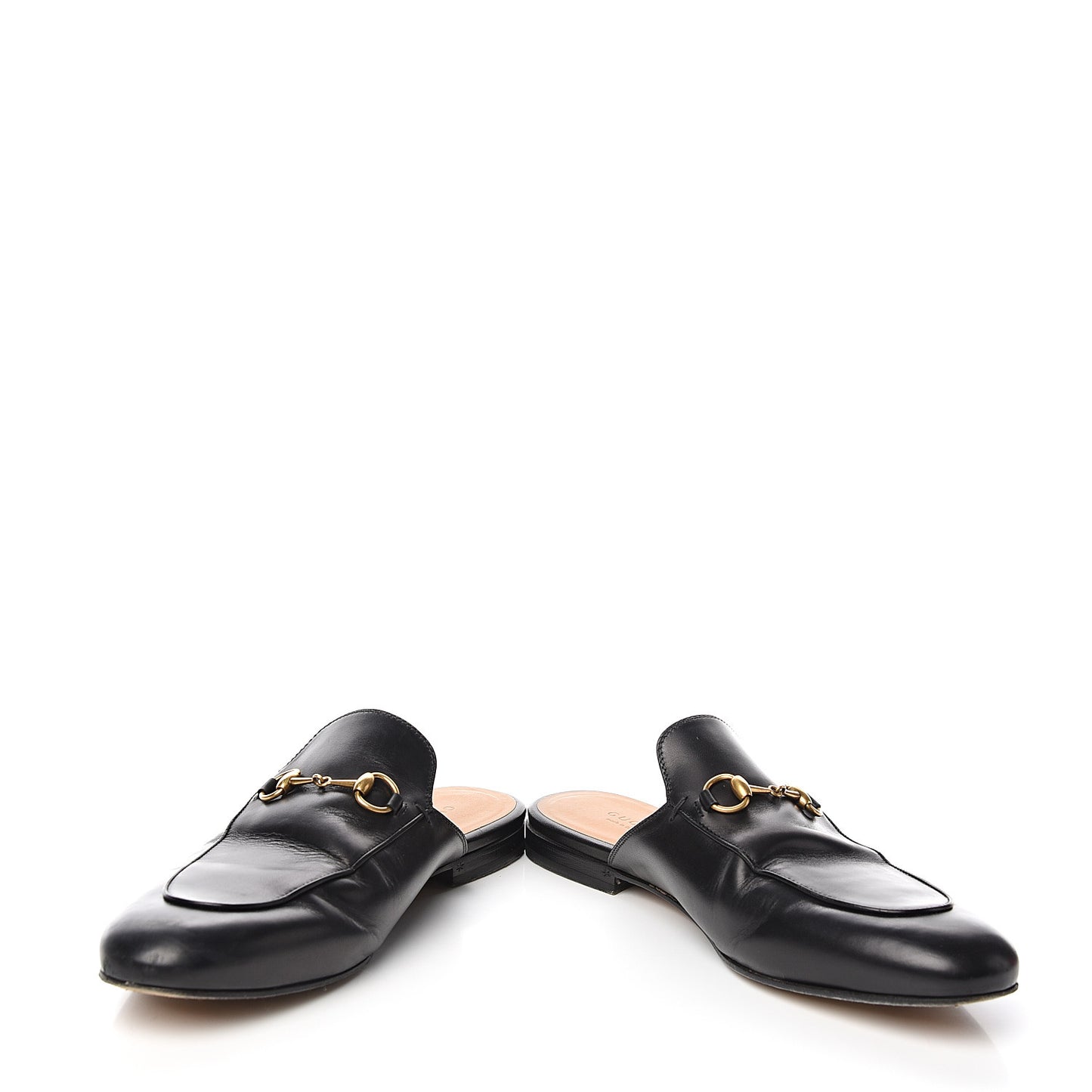 Calfskin Womens Princetown Slippers 41 Black