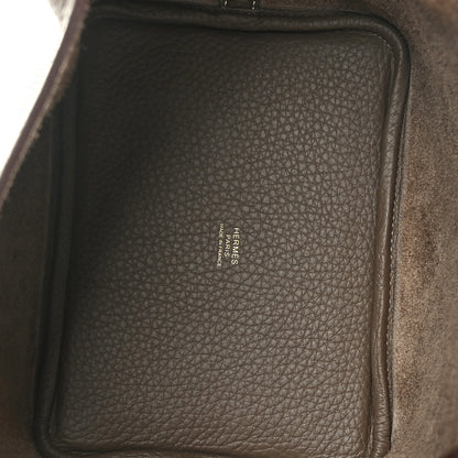Hermes Taurillon Clemence Picotin Lock 18 PM Etoupe 5 of 12