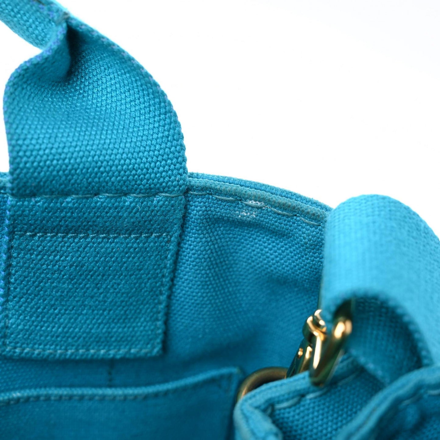 Canapa Small Logo Tote Pavone