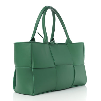 Bottega Veneta Nappa Maxi Intrecciato Small Arco Tote Racing Green 4 of 10