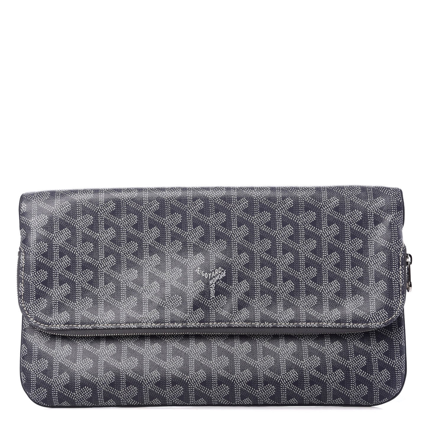 Goyardine Sainte Marie Soft Clutch Grey