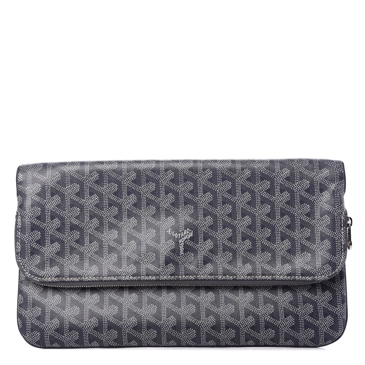 Goyard Goyardine Sainte Marie Soft Clutch Grey 1 of 8