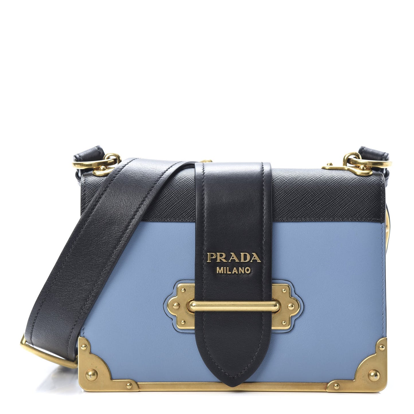 City Calf Saffiano Cahier Bag Astrale Black