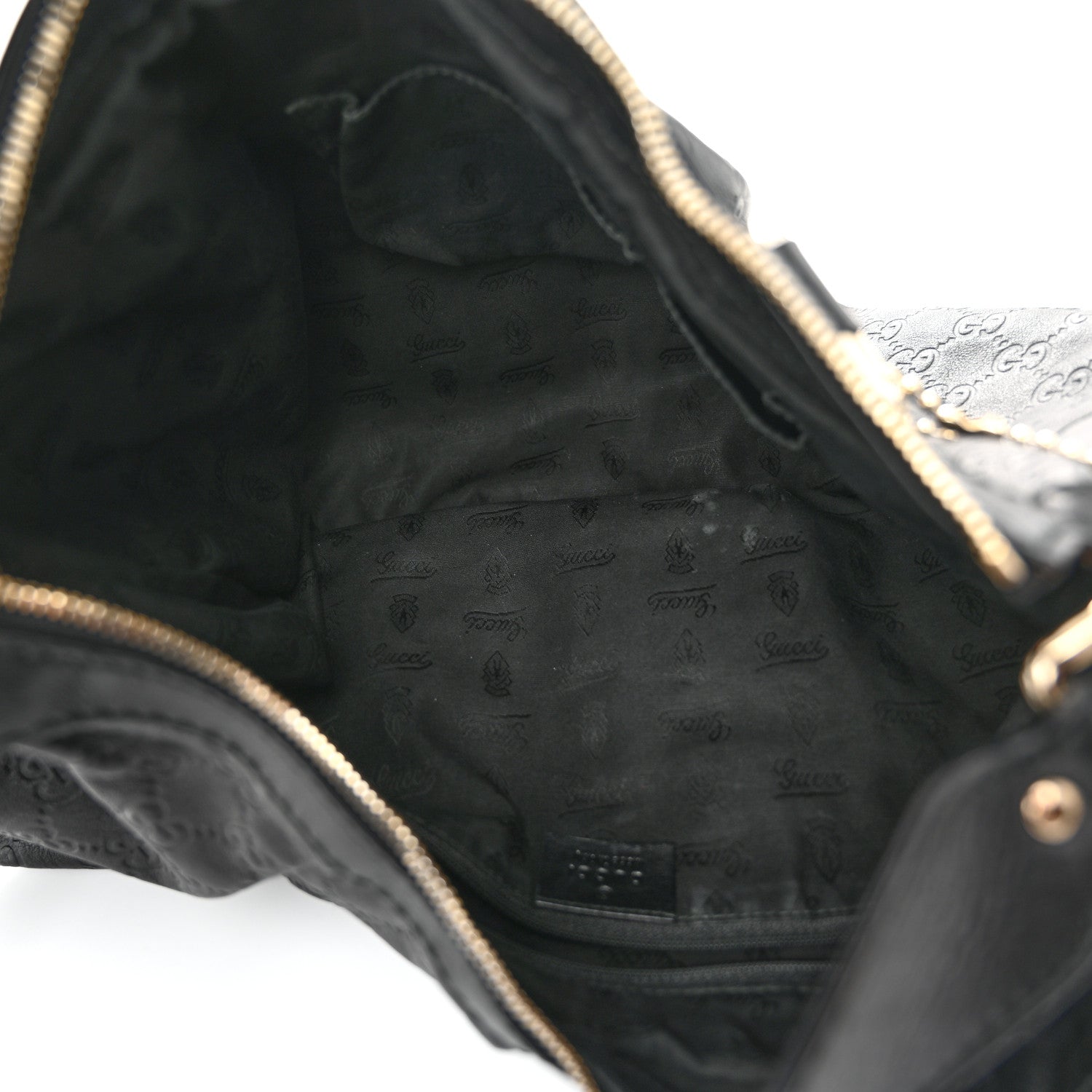 Gucci Guccissima Medium Sukey Hobo Black 5 of 10