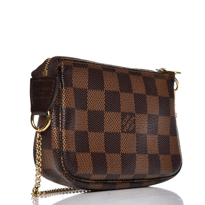Louis Vuitton Damier Ebene Mini Pochette Accessories 3 of 11